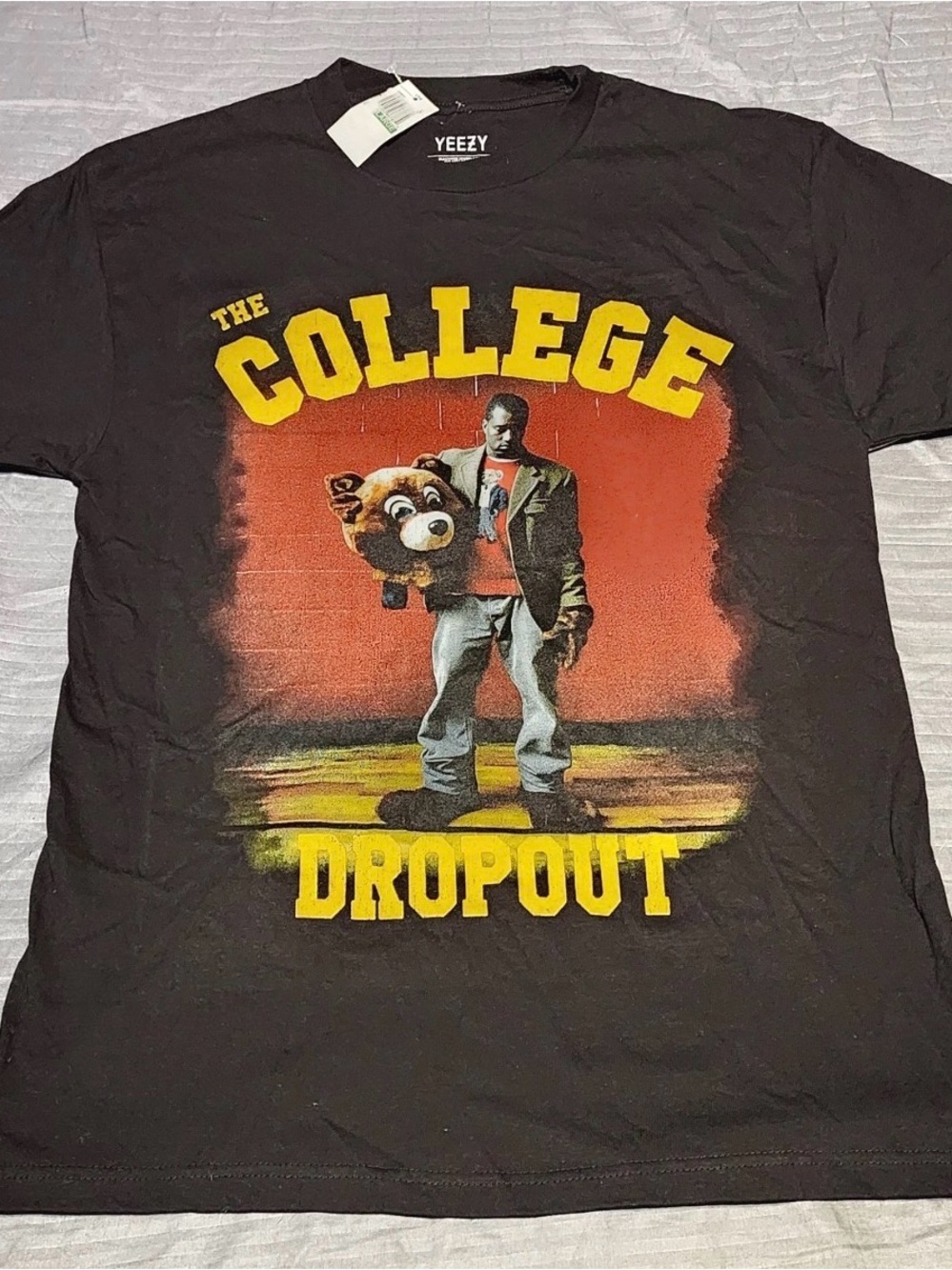 Kanye West Yeezy "The College Dropout" Graphic T-Shirt - Mens Large